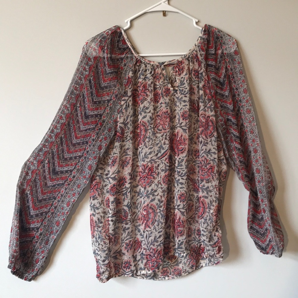 Lucky Sheer gauze top